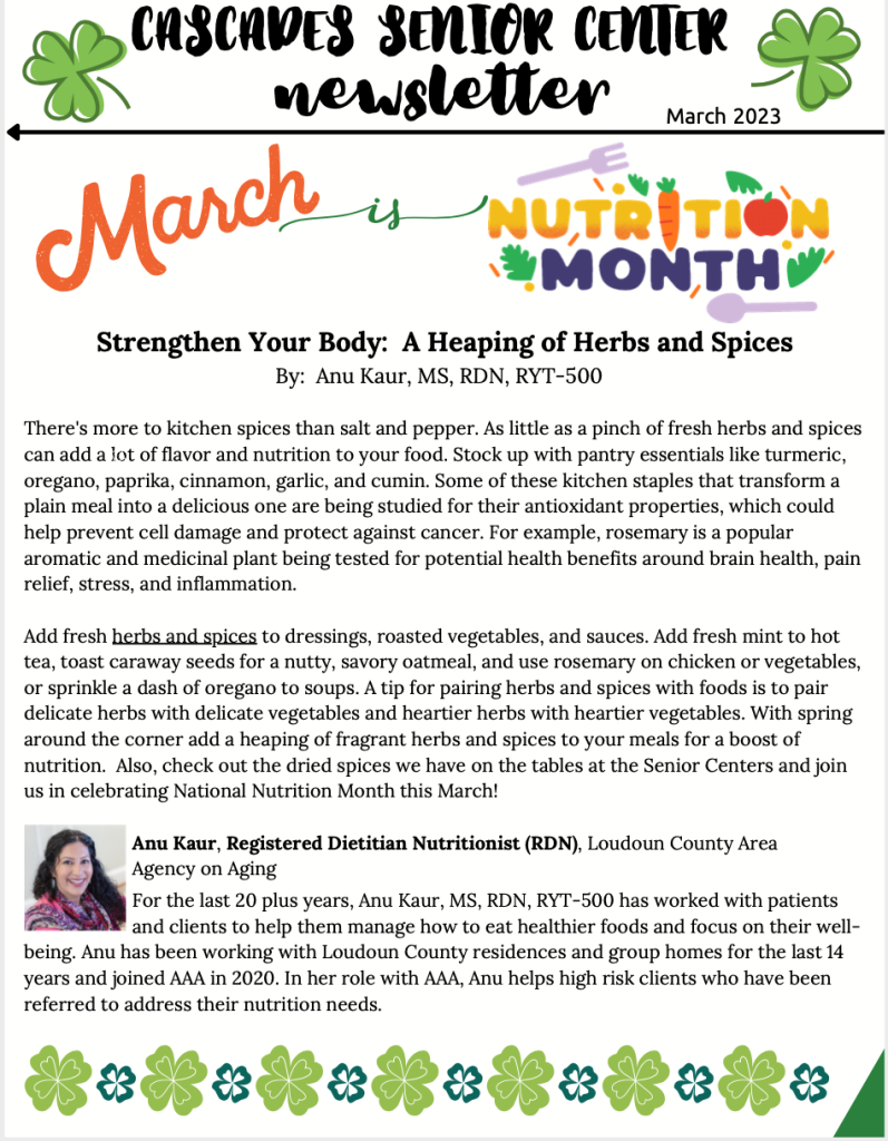 March 2023 Cascades Newsletter