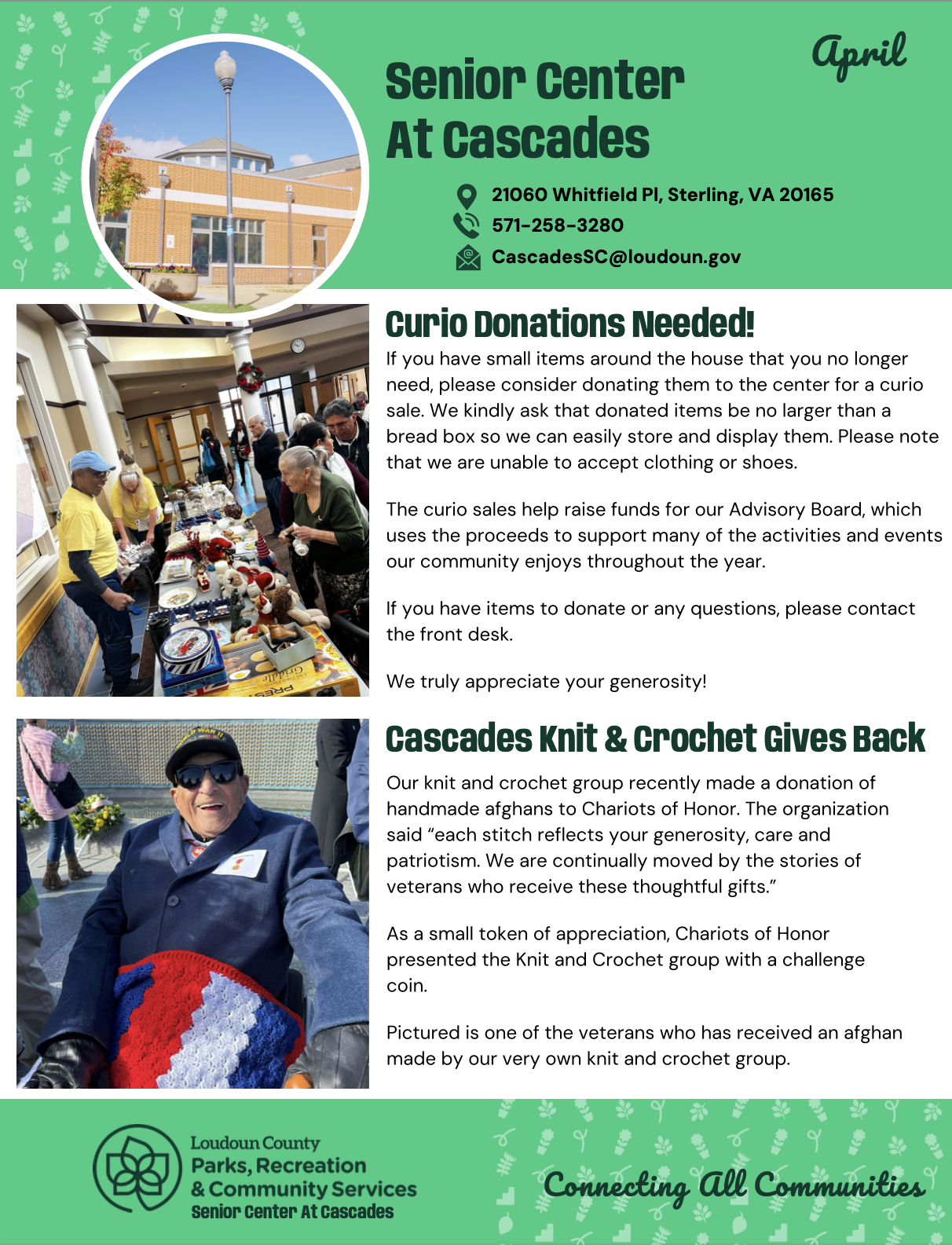 April 2026 Cascades Newsletter